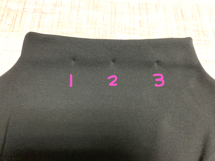 ボンバーヒート用ボトルネックカットソー