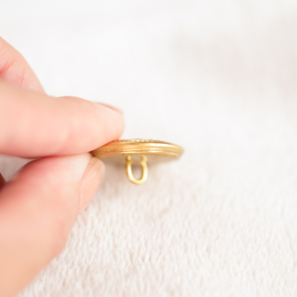 【ボタン】艶なしメタルボタン（21ミリ）