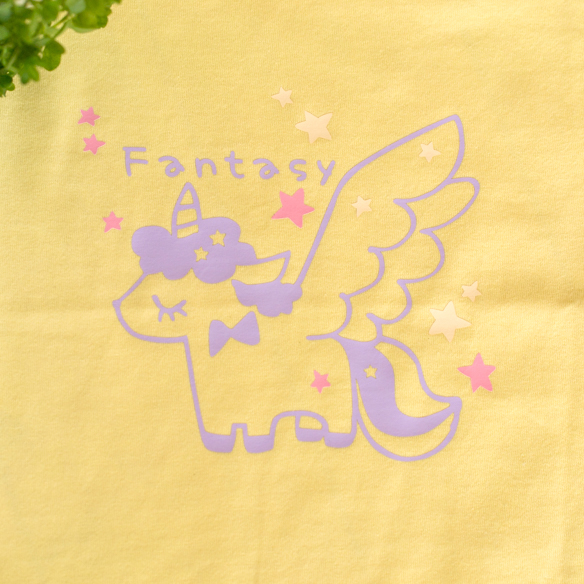 【アイロンシート】ねむねむユニコーン