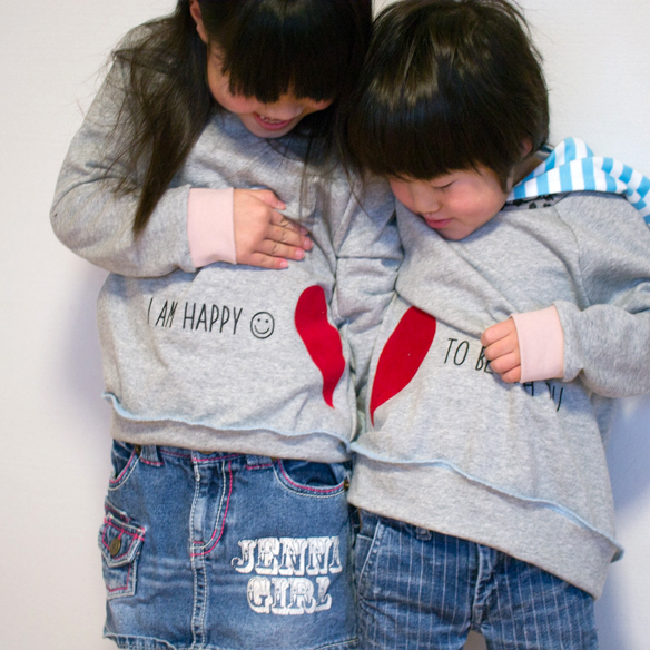 【アイロンシート】ペアハート