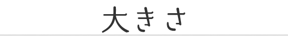 大きさ