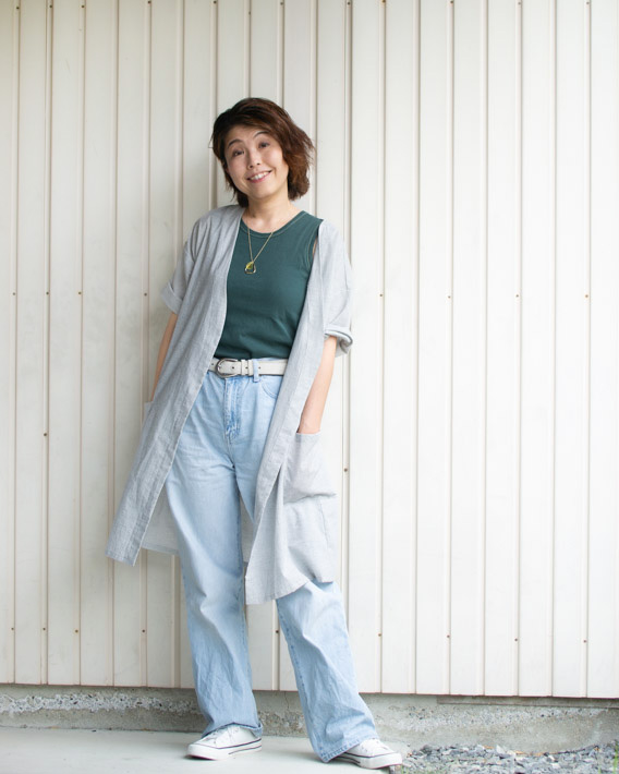 【販売用型紙】リニューアル☆アイラインカーディガン（布帛専用）