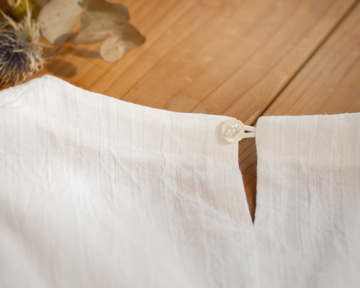 ☆有料パターン☆【型紙】ふわりオーバーブラウス（Lサイズ）