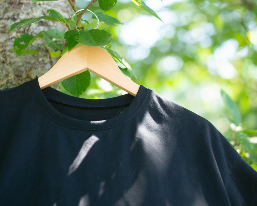 【型紙・生地キット】風がとおるTシャツ・ドットver(Lサイズ)