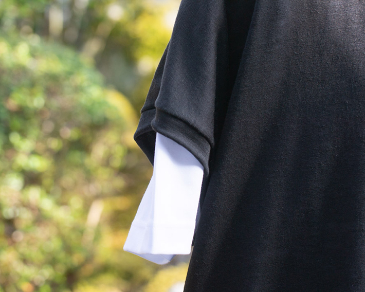 【型紙・生地キット】リネン天竺でつくるとろみプルオーバーキット