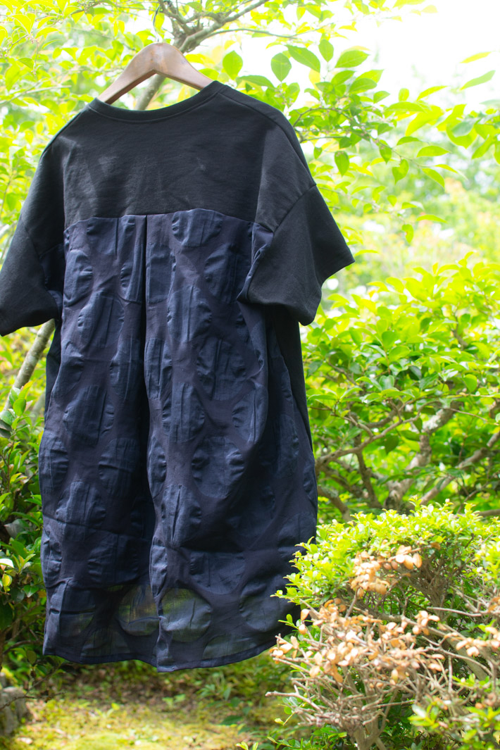 【型紙・生地キット】風がとおる布帛切り替えＴシャツ（Lサイズ）