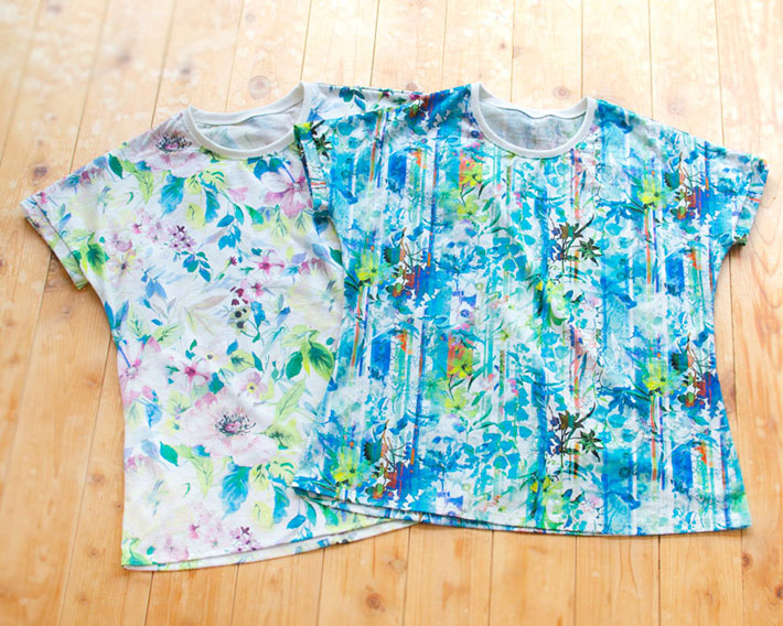 ☆S&Mサイズ追加☆【型紙・生地キット】優しさあふれるTシャツキット(4サイズ/3種類)