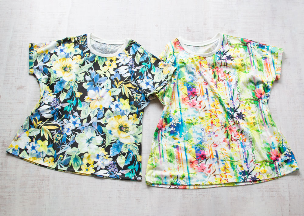 ☆S&Mサイズ追加☆【型紙・生地キット】優しさあふれるTシャツキット(4サイズ/3種類)