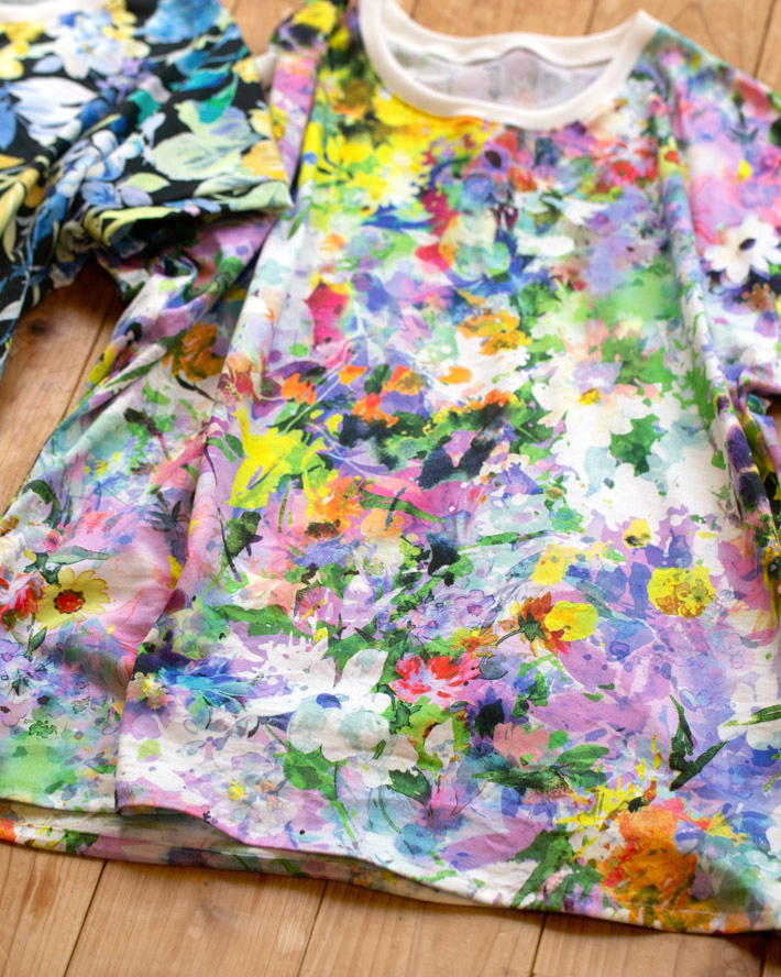 ☆S&Mサイズ追加☆【型紙・生地キット】優しさあふれるTシャツキット(4サイズ/3種類)