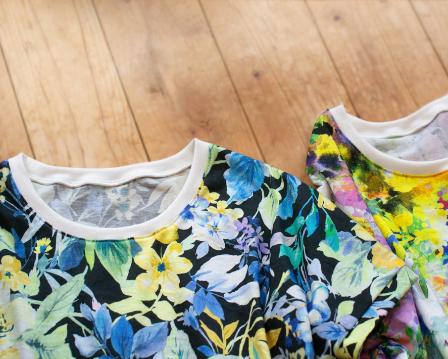 ☆S&Mサイズ追加☆【型紙・生地キット】優しさあふれるTシャツキット(4サイズ/3種類)