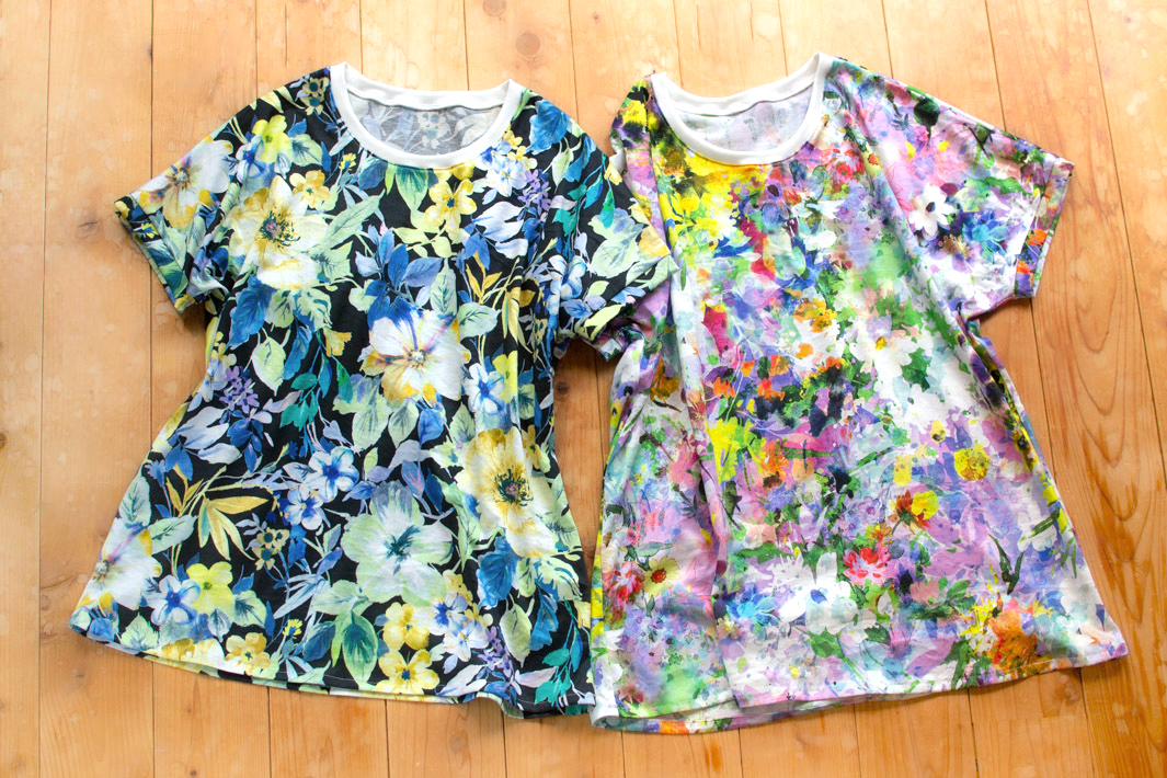 ☆S&Mサイズ追加☆【型紙・生地キット】優しさあふれるTシャツキット(4サイズ/3種類)