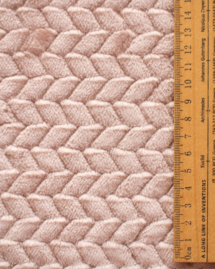 【ファー】ニュアンスカラー♪横ヘリンボーン風ふわっとなめらかファー（5色）オーダーカット