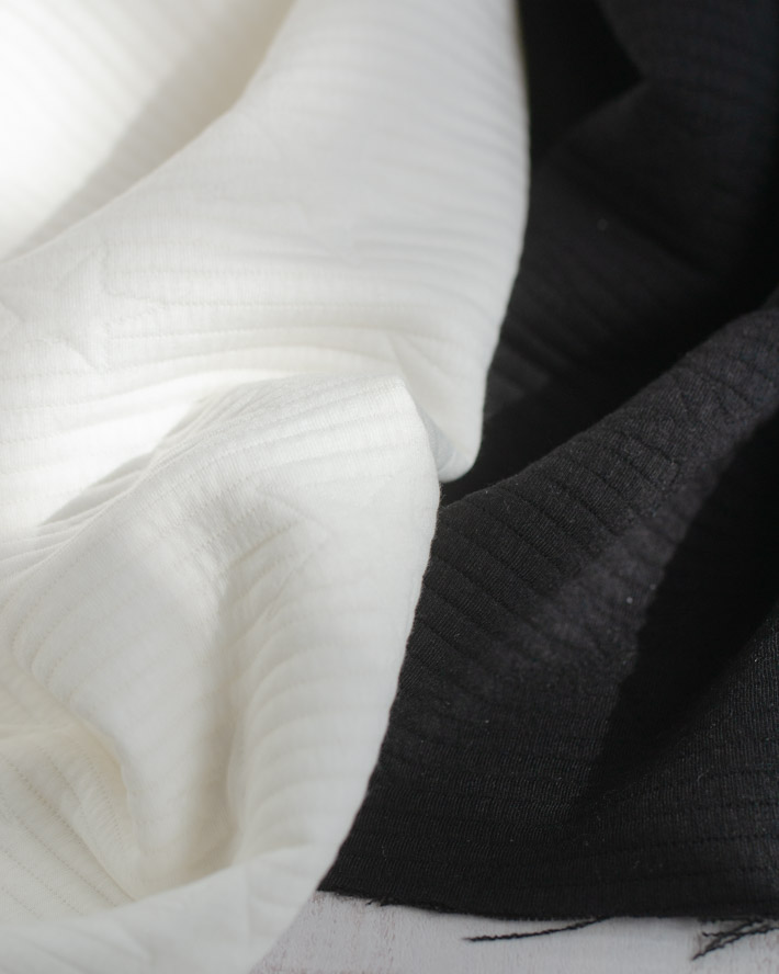 【ニット】トレーナー、ニットパンツに♪星柄キルトニット（５色）