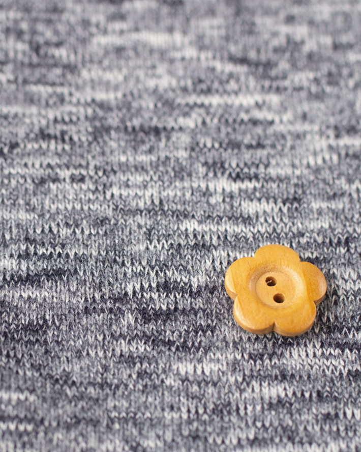 【フリース】ふわっとメランジフリース（ピンク杢/ブラック杢）