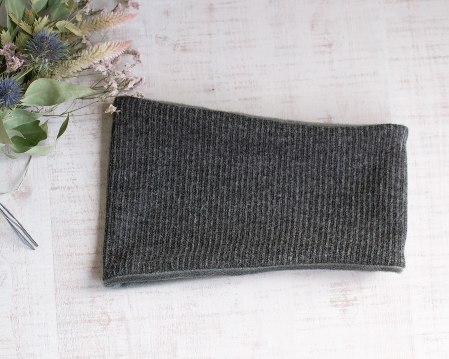 【型紙＆生地】メンズ向け♪ボンバーヒートで作るニットネックウォーマーキット