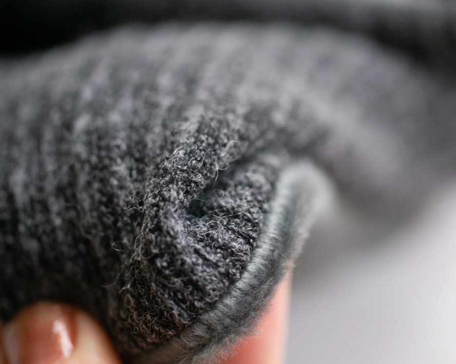 【型紙＆生地】メンズ向け♪ボンバーヒートで作るニットネックウォーマーキット