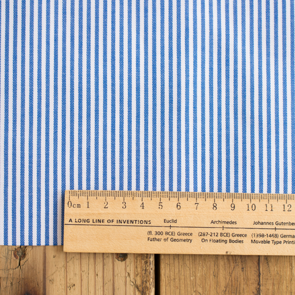 布帛】T/C ヒッコリーデニム（ブルー） オーダーカット