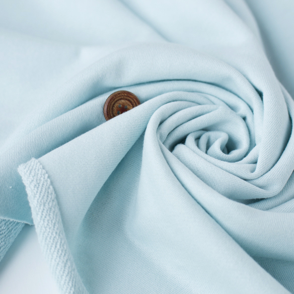 【ニット】みんなの裏毛ニット（アクアマリン）