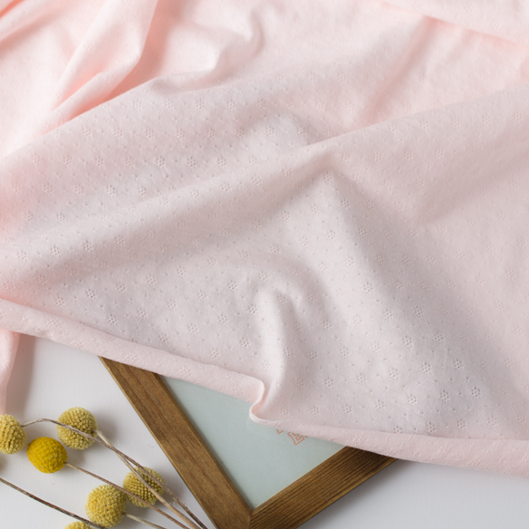 【ニット】ツィード風大人なストレッチなジャガードニット（キャメルライトブラウン）オーダーカット