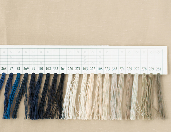 【布帛】アセテート混・スラブクロス（ベージュ）オーダーカット