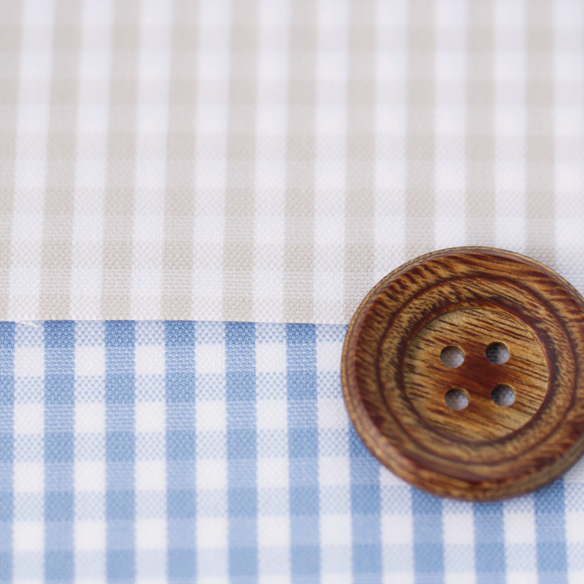 【布帛】幅広♪縫いやすい先染め双糸・ギンガムチェック（２色）