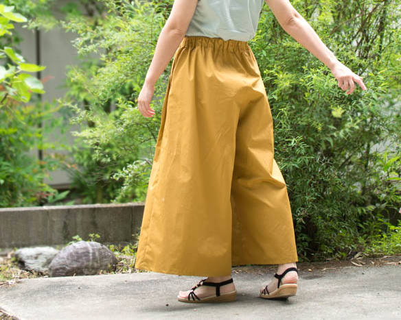 【販売用】【型紙】前タックキュロットパンツ