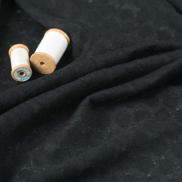 【ニット】羽織物や重ね着に♪レース調ジャガードニット（５色）