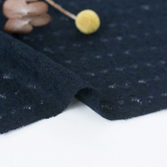 【ニット】羽織物や重ね着に♪レース調ジャガードニット（５色）