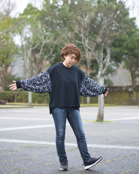 【プレゼントパターン】ゆるドルマンver2(ニット生地用)