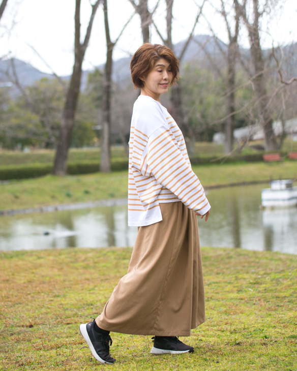 【プレゼントパターン】ゆるドルマンver2(ニット生地用)