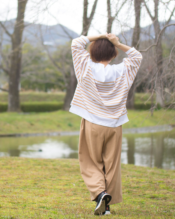 【プレゼントパターン】ゆるドルマンver2(ニット生地用)