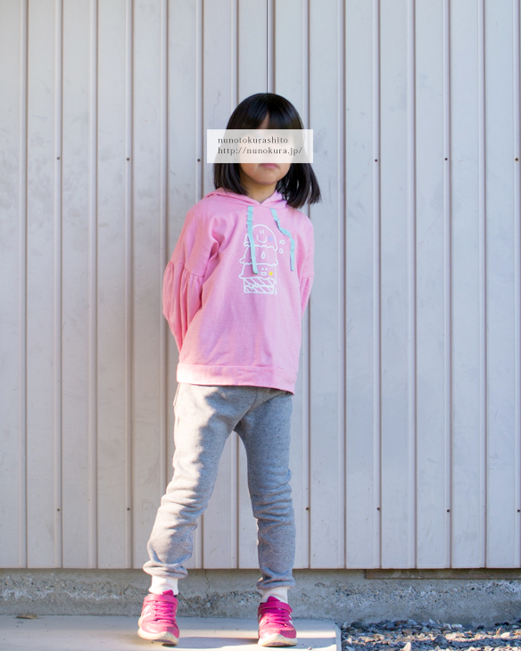 【プレゼントパターン】キッズ・細みでほんのすこしサルエルなパンツ