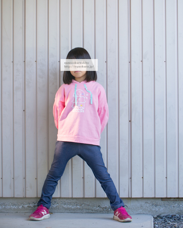 【プレゼントパターン】キッズ・細みでほんのすこしサルエルなパンツ