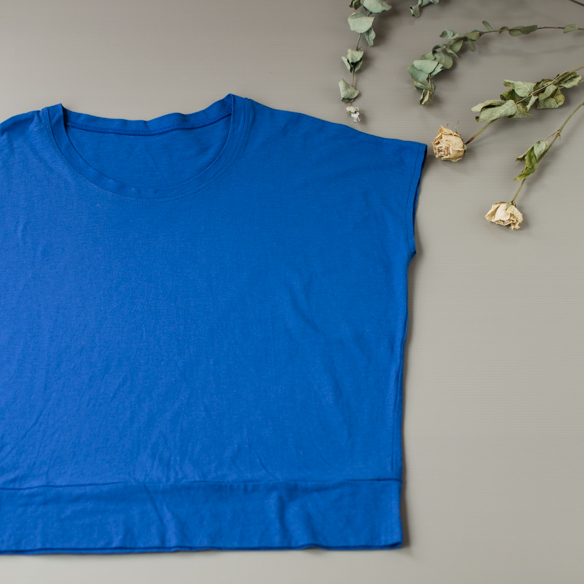 【プレゼントパターン】薄手ニットがおすすめ!リブゆるTシャツ