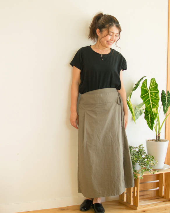 【プレゼントパターン】薄手ニットがおすすめ!リブゆるTシャツ