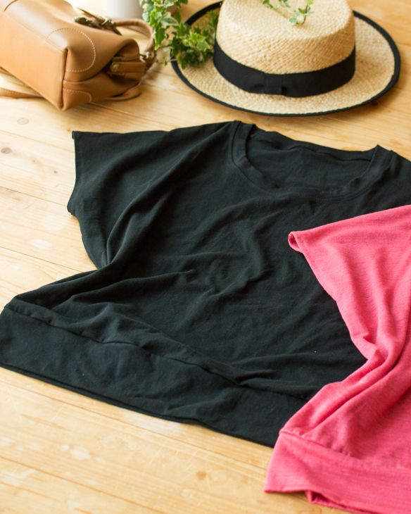 【プレゼントパターン】薄手ニットがおすすめ!リブゆるTシャツ