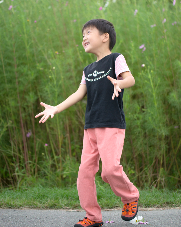 【プレゼントパターン】ながいただパン（子供用型紙110～130サイズ）