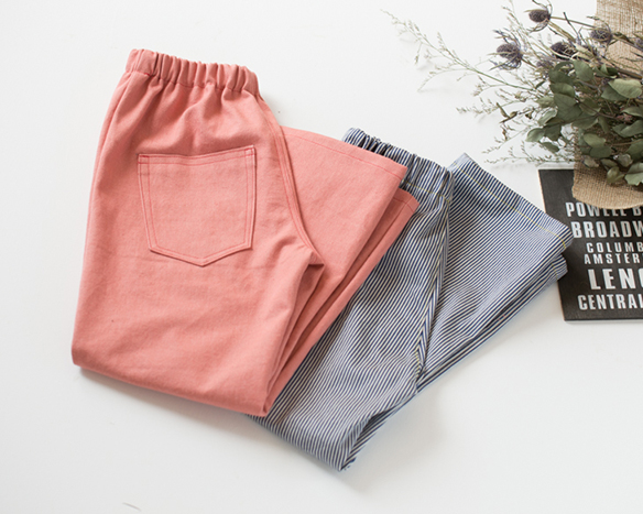 【プレゼントパターン】ながいただパン（子供用型紙110～130サイズ）