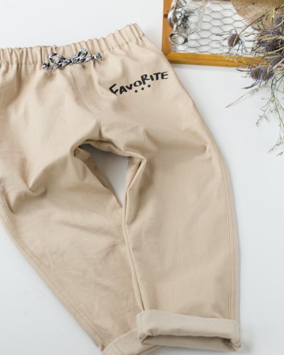 プレゼントパターン ただの長ズボン 子供用型紙110 130サイズ プレゼントパターン ただの長ズボン 子供用型紙110 130サイズ