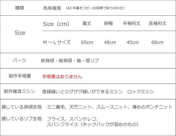 【プレゼントパターン】ドロップショルダーTシャツ