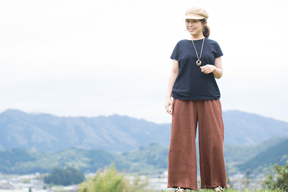 【プレゼントパターン】すこしワイドなシンプルストレートパンツ