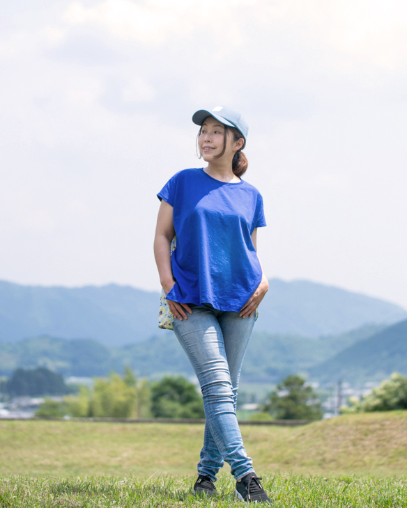 【プレゼントパターン】ゆるTシャツ・後ろ切り替えver.