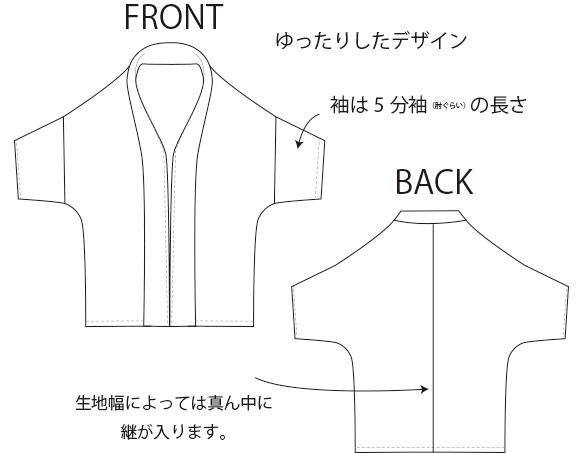 【プレゼントパターン】ki・ra・ku カーディガン