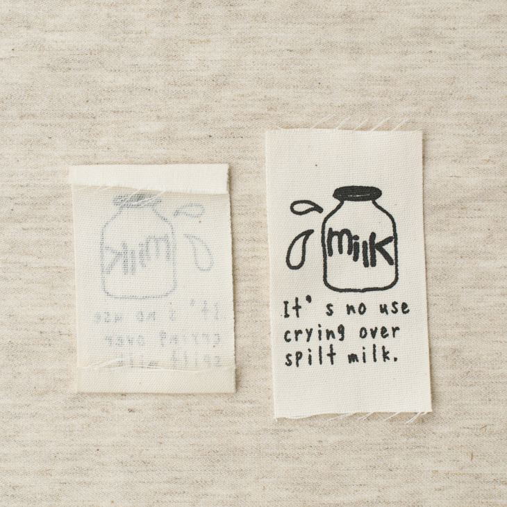 【オリジナルタグ】Milk（テープ幅：45ミリ）